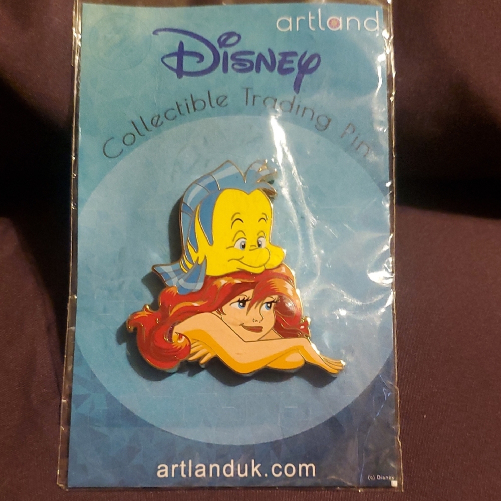 Artland Limited Edition Disney Ariel & Flounder Collectible Pin